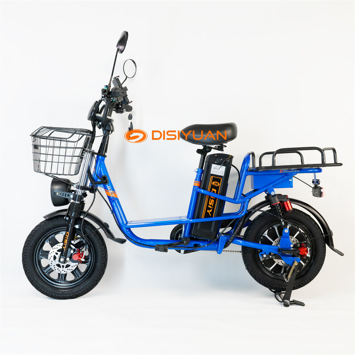 Electric bicycle Monster M1 800W 16'' fat tire electric motorcycle delivery cargo ebike