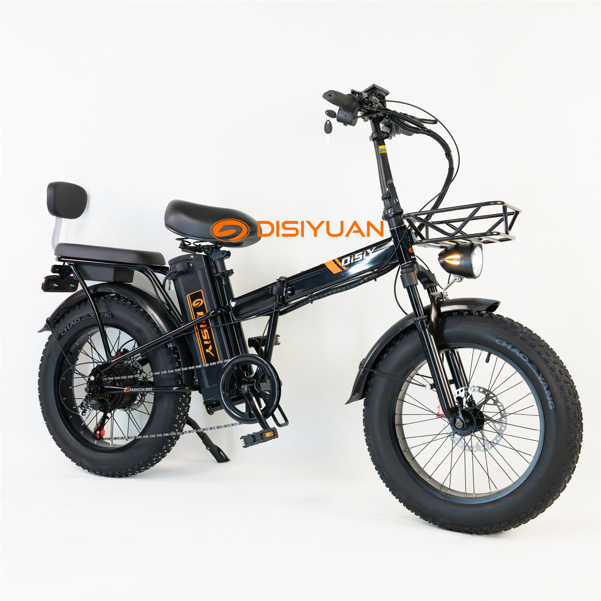 Factory  Foldable Fat Tire 20INCH Adult Bicycle Electric 500W motor 48V 13AH 7 Speed Mountain Bike DISIYUAN