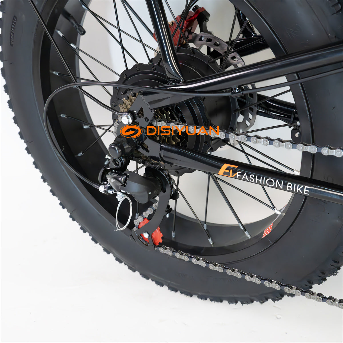 Factory  Foldable Fat Tire 20INCH Adult Bicycle Electric 500W motor 48V 13AH 7 Speed Mountain Bike DISIYUAN