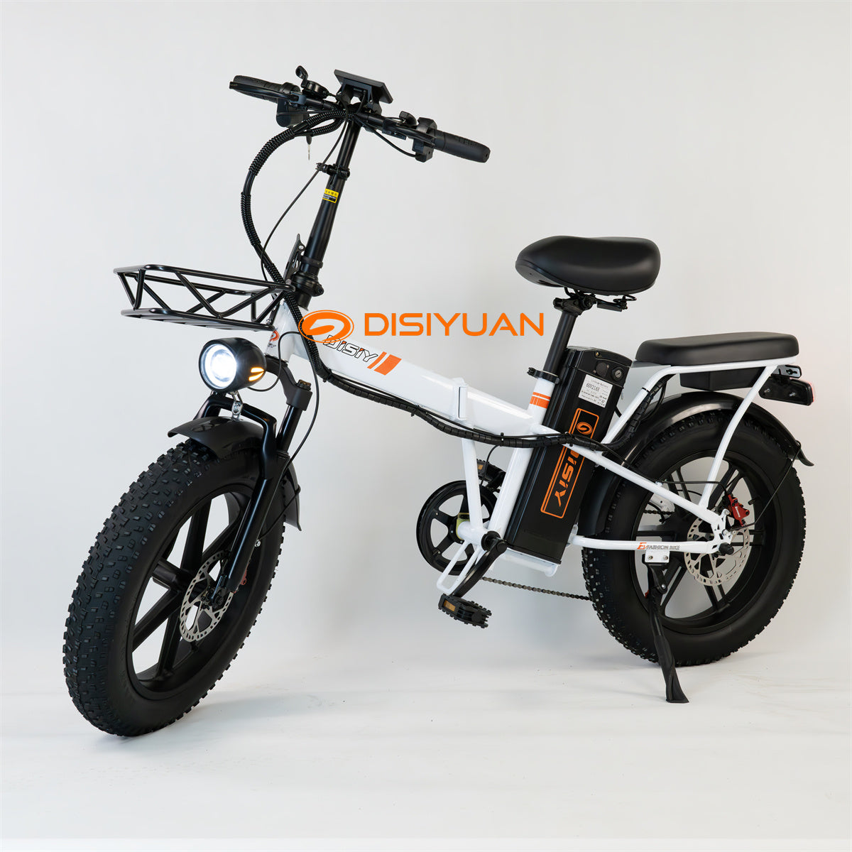 Factory  Foldable Fat Tire 20INCH Adult Bicycle Electric 500W motor 48V 13AH 7 Speed Mountain Bike DISIYUAN