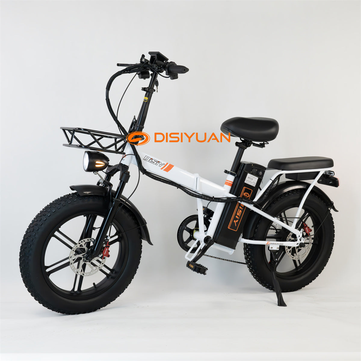 Factory  Foldable Fat Tire 20INCH Adult Bicycle Electric 500W motor 48V 13AH 7 Speed Mountain Bike DISIYUAN