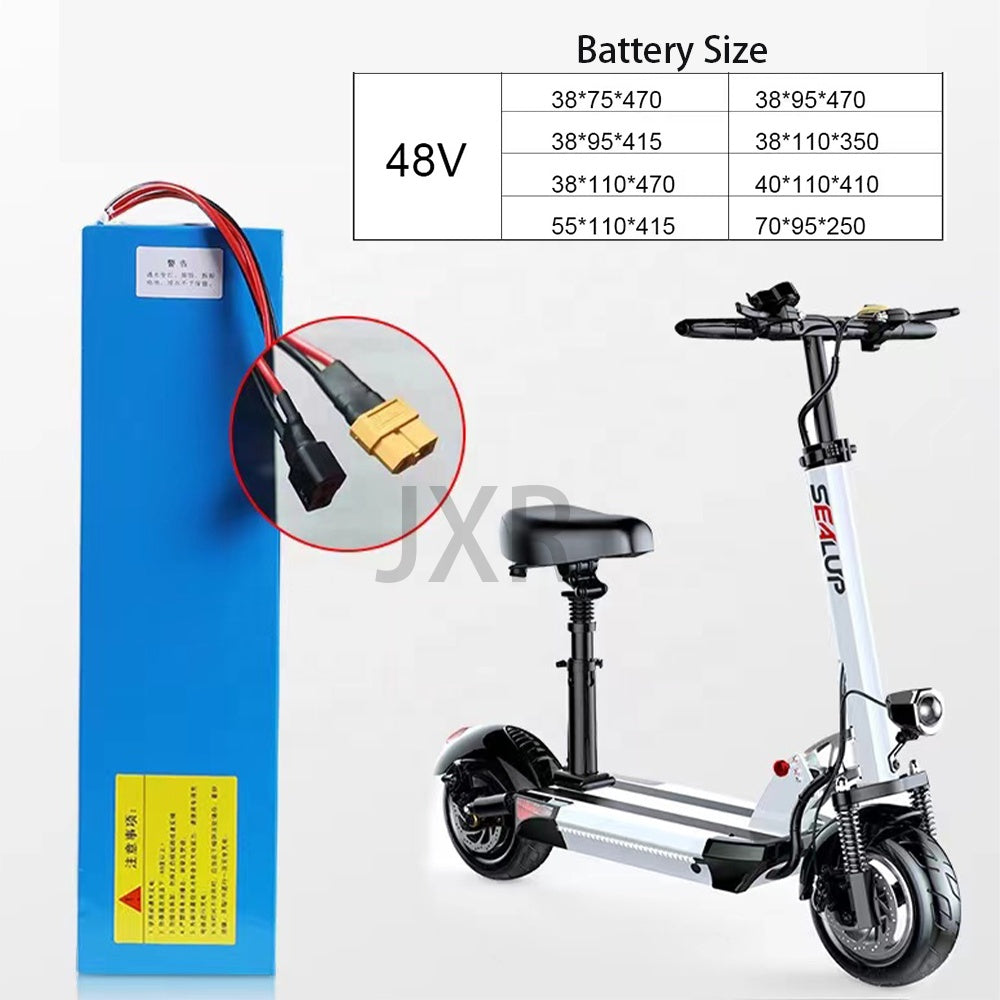 High Quality Brand Fish Box New a Grade Batteries Lithium Battery Electric Bike Lithium Battery Silver 48v15ah 48V 60V 1 Years