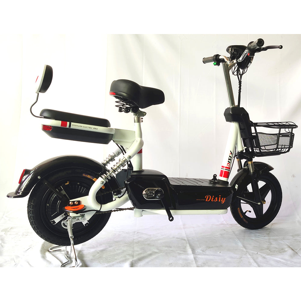 DISIYUAN 350w 2 wheel electric bike scooter/electric moped with pedals motorcycle electric scooter