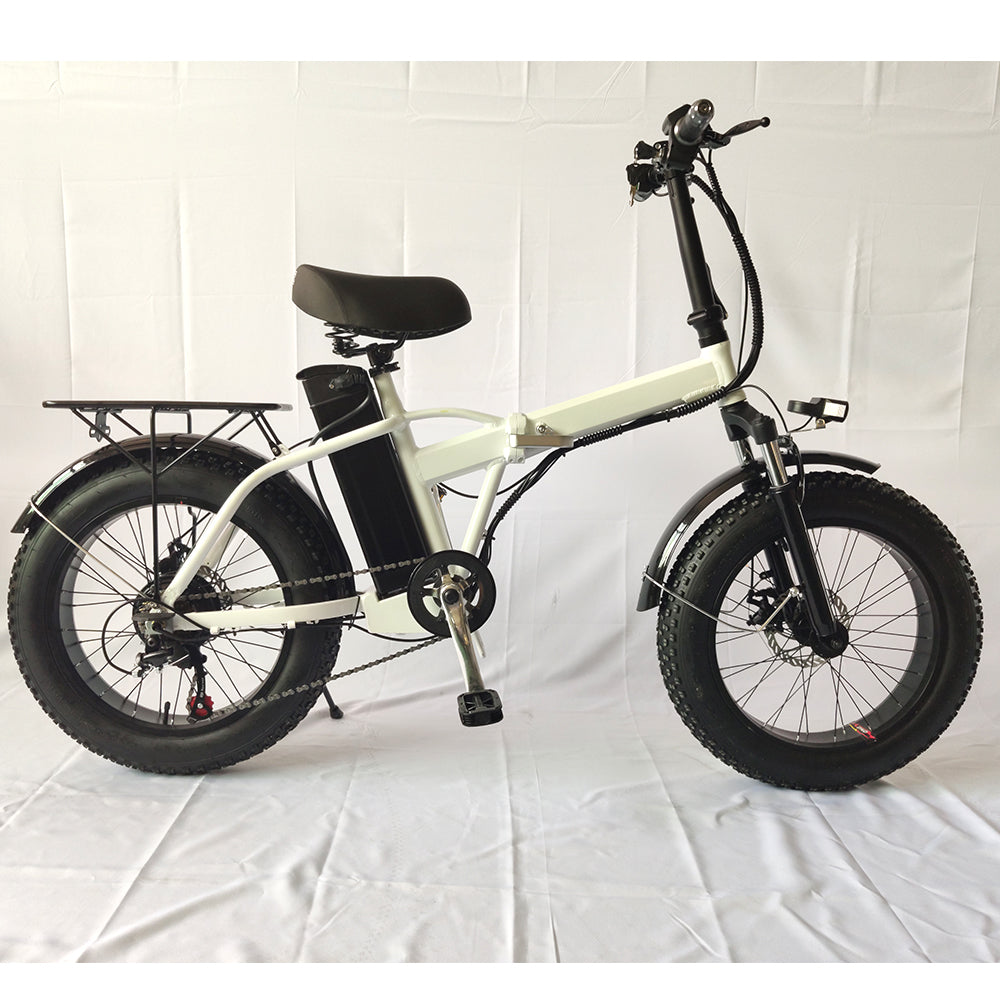 DISIYUAN Fat Ebike 1000W Full Suspension Folding E Bike Electric Bike Bicycle City Fat Tire Mountain Bike