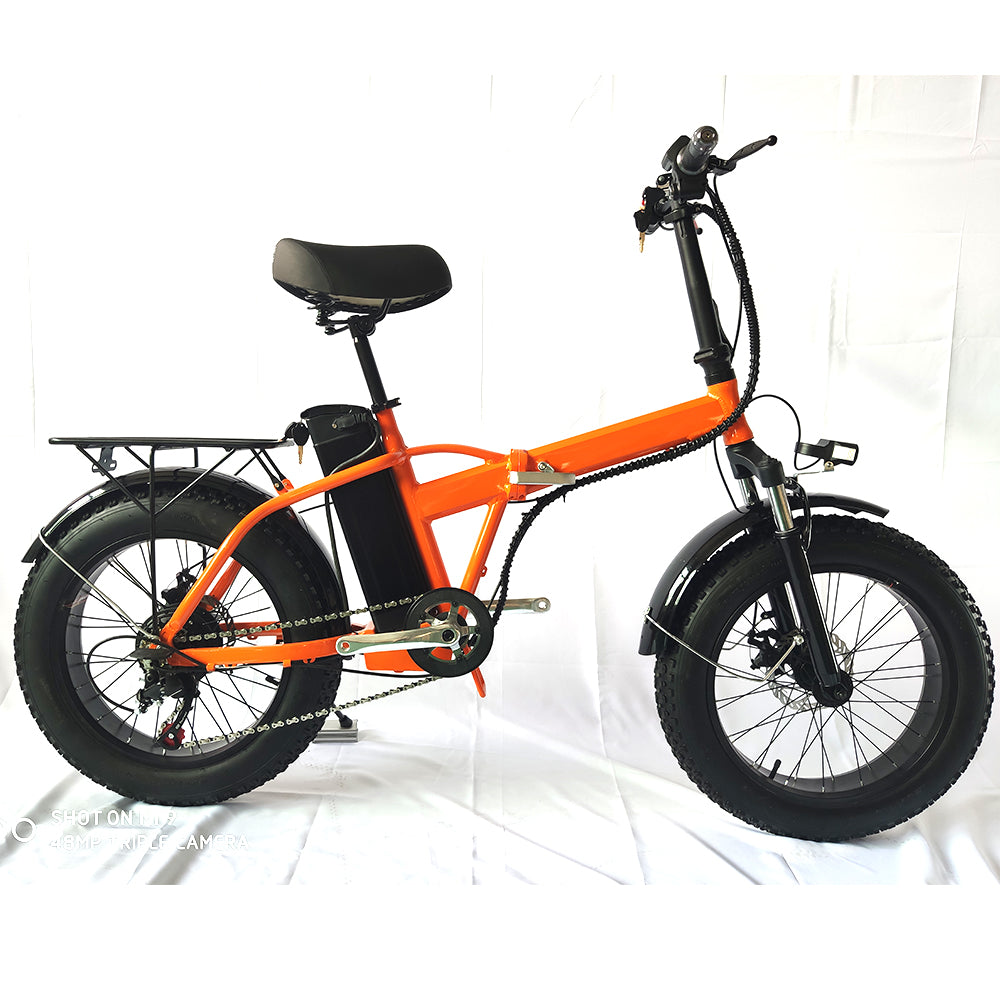 DISIYUAN electric bike pneus velo 20 inch folding electric bike 48v 500W 750W fat tire mountain electric bicycle