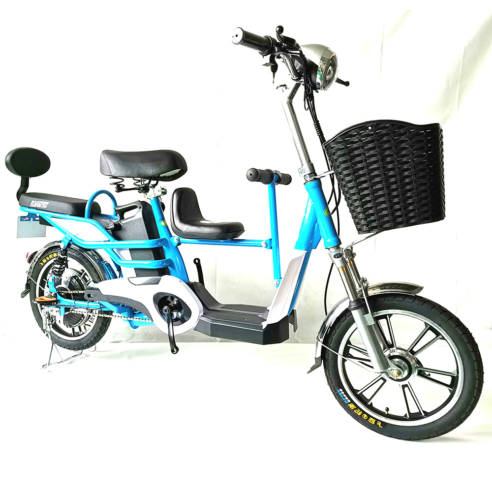 Parent-child electric bike in stock best selling 16inch three seats ebike for good quality fat bike