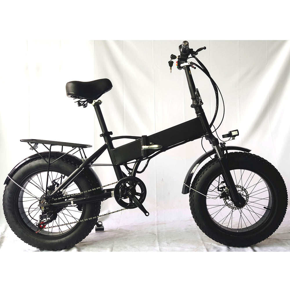 DISIYUAN electric bike pneus velo 20 inch folding electric bike 48v 500W 750W fat tire mountain electric bicycle