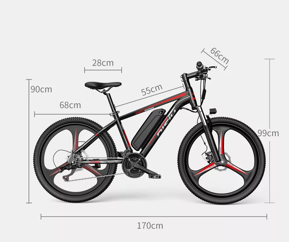 DISIYUAN e mountainbike large 350w 26  inch electric mountain ebike mtb