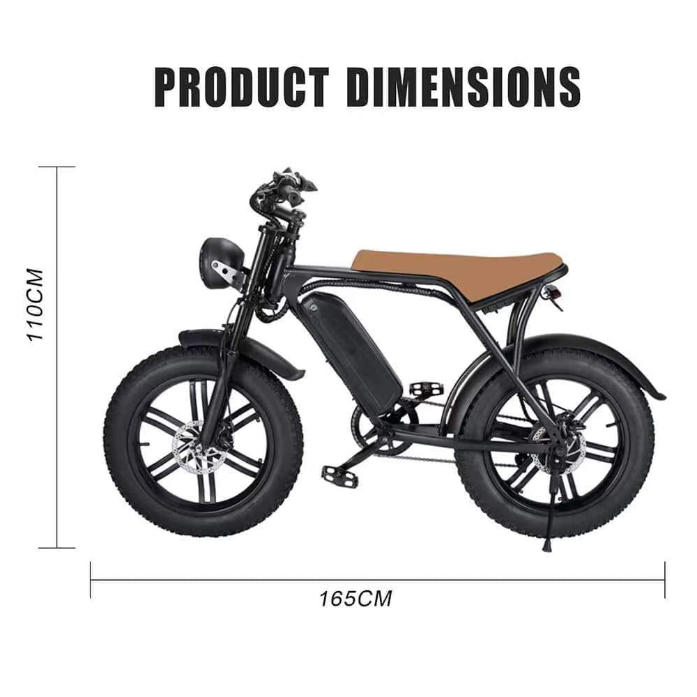 DISIYUAN new design super dropshipping 48V 500W 750W 15Ah electric city bicycle 20inch 73 fat tires e-bike snow beach bike