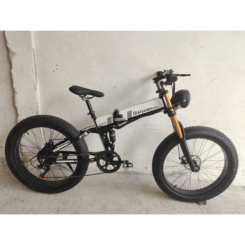 DISIYUAN OEM/STOCK 26 inch 48V10a lithium  500w 750w Pedal Assisted Folding ebike Electric Bike