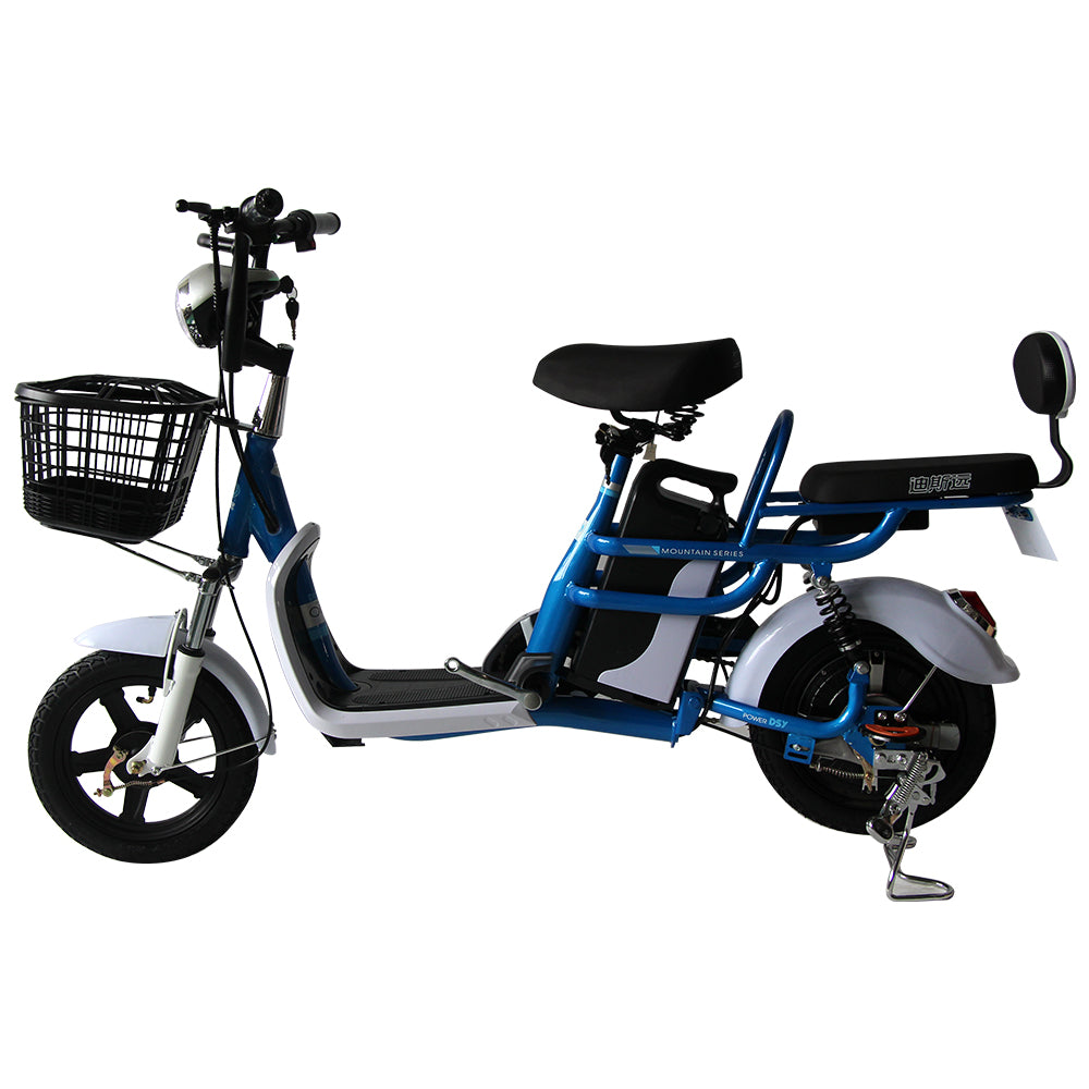 DISIYUAN 14inch High Speed Electric Scooter 48V 10AH 350w 500w Electric Motorcycle bike With pedals