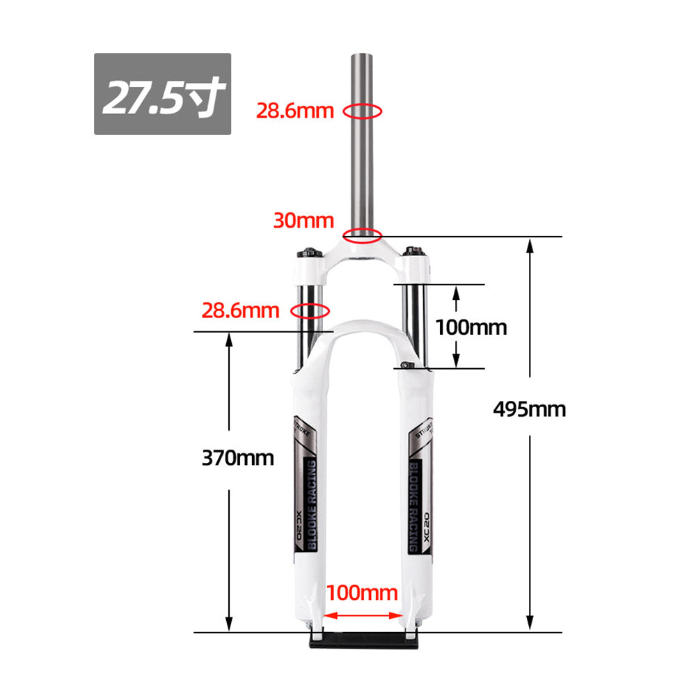 Wholesale Aluminum alloy mountain bicycle front fork suspension forks ebike front fork