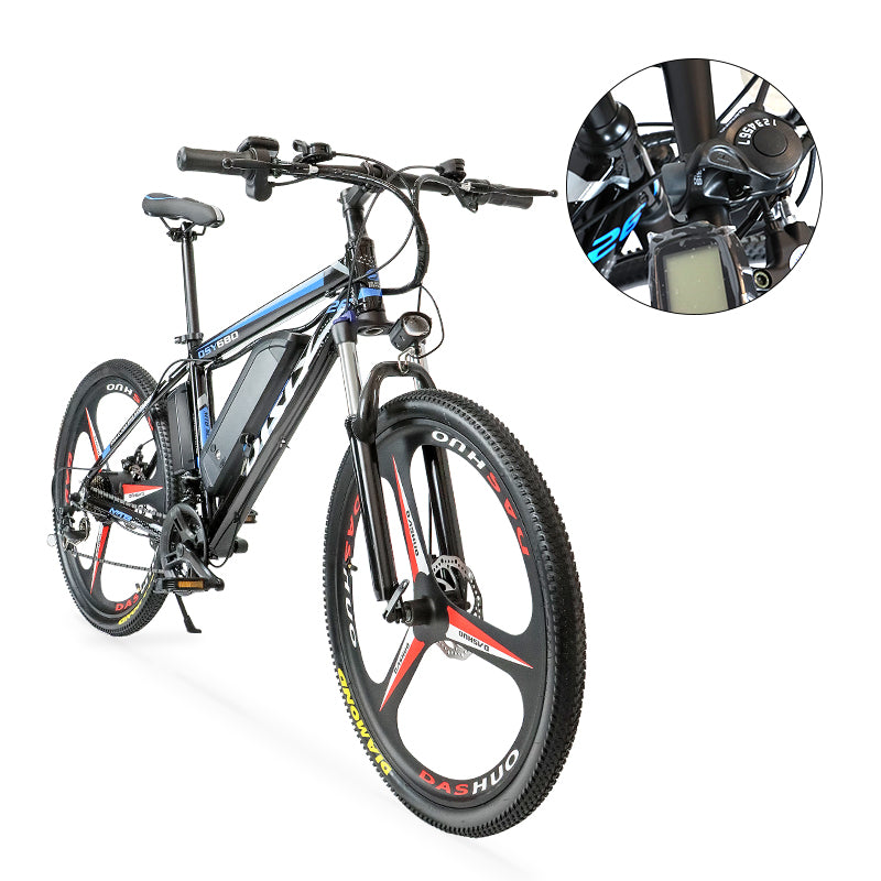 Manufacture hot sale big power mountain electric bike 48V 500w 350W 250W 26" full suspension electric mountain bicycle e bike