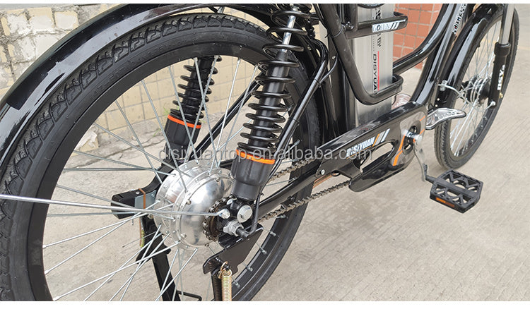 Electric bicycle DISIYUAN electric bike bicycle 24" power 250W 350W 1.5 tire alloy frame 250W BAFANG motor city e-bike