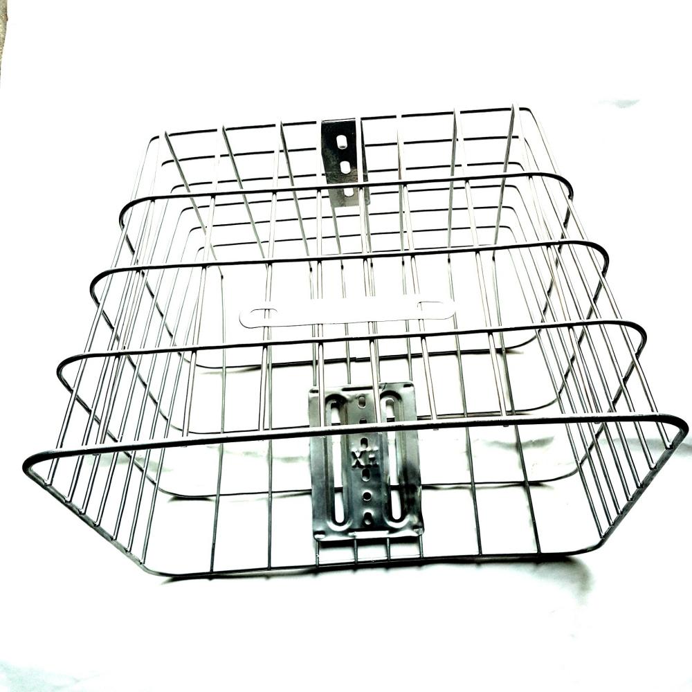 Front Bicycle Basket DISIYUAN Bike Basket Steel Bike Carrier Baskets Accessories