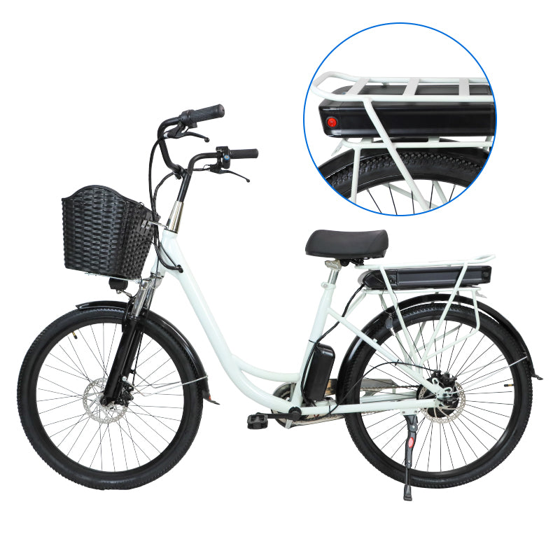 Drop ship China Factory cheap aluminum alloy 350W 500W 1000W 36V 48V 10ah 15ah 26inch 2 seat e-bike electric city bike adult