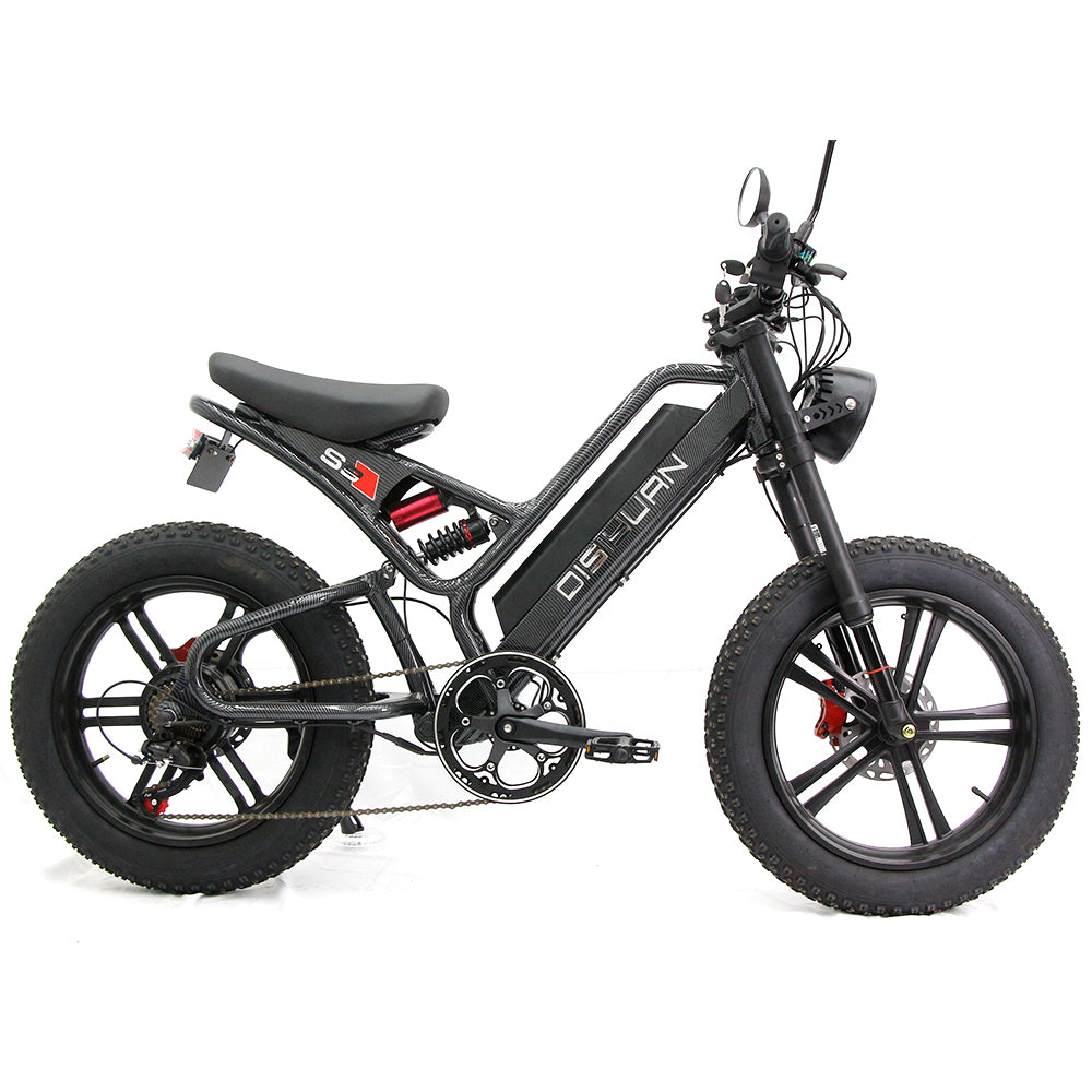 DISIYUAN New Not Folding Electric Bicycle 750W Electric Bike 48V 15Ah S9 20 Inch E Bike