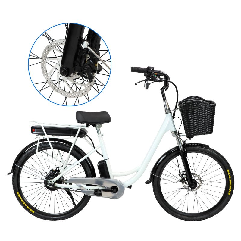 Drop ship China Factory cheap aluminum alloy 350W 500W 1000W 36V 48V 10ah 15ah 26inch 2 seat e-bike electric city bike adult