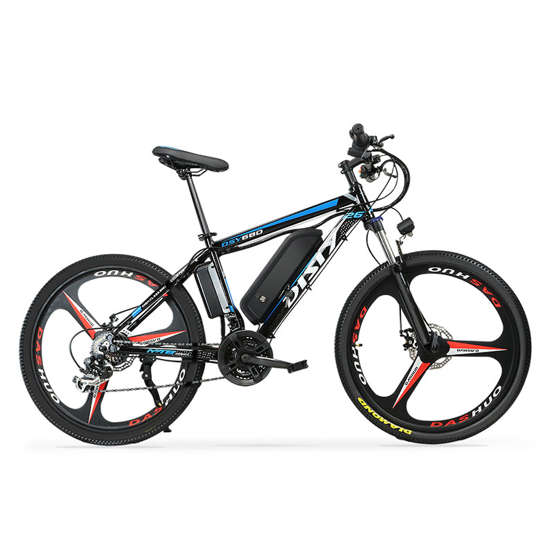 Manufacture hot sale big power mountain electric bike 48V 500w 350W 250W 26" full suspension electric mountain bicycle e bike