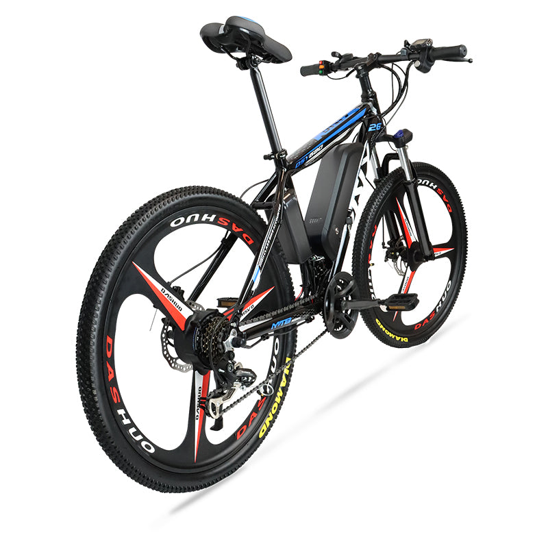 Manufacture hot sale big power mountain electric bike 48V 500w 350W 250W 26" full suspension electric mountain bicycle e bike