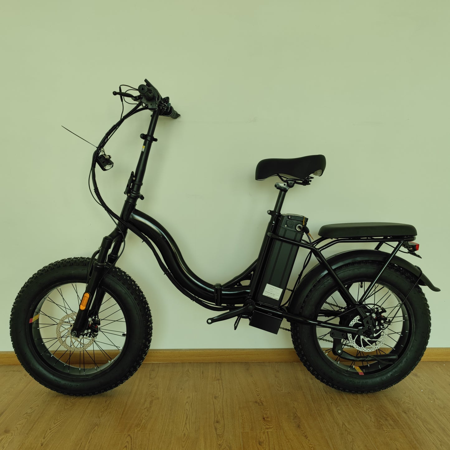 DISIYUAN Folding Step Through Electric Bicycle 20 Inch Fat Tire 750w Ebike 500w 350W 48v Electric Bike 7 Speeds ebike