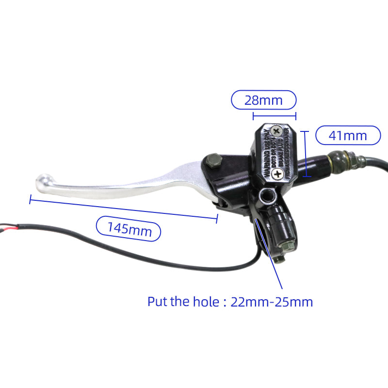 Electric bike disc brake set Bicycle modification kit Front Rear oil hydraulic disc brake pump set