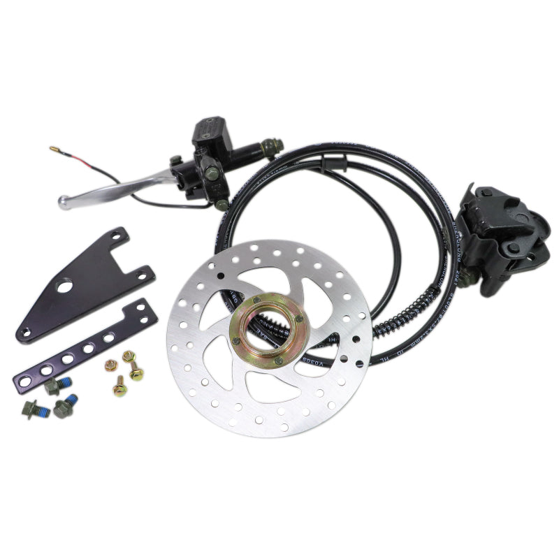 Electric bike disc brake set Bicycle modification kit Front Rear oil hydraulic disc brake pump set