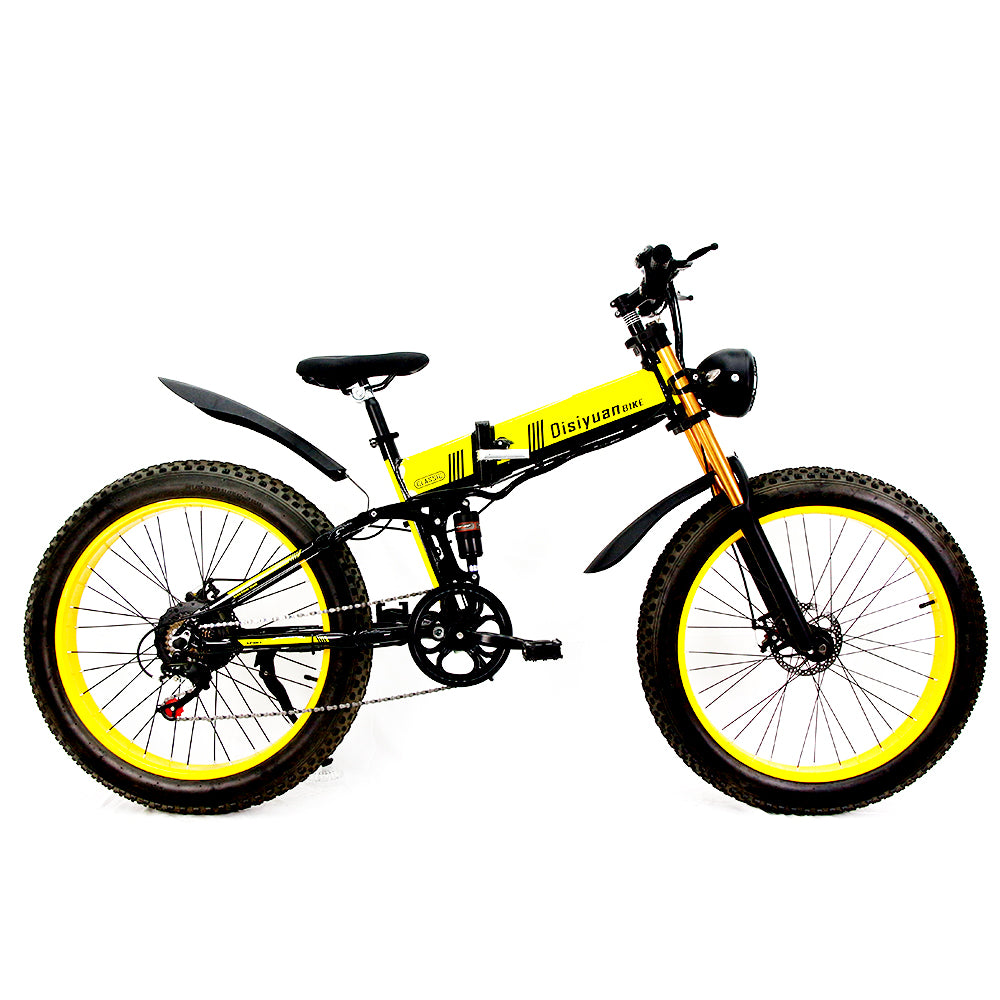 DISIYUAN OEM/STOCK 26 inch 48V10a lithium  500w 750w Pedal Assisted Folding ebike Electric Bike