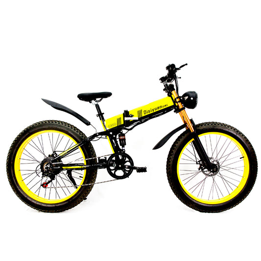 DISIYUAN OEM/STOCK 26 inch 48V10a lithium  500w 750w Pedal Assisted Folding ebike Electric Bike